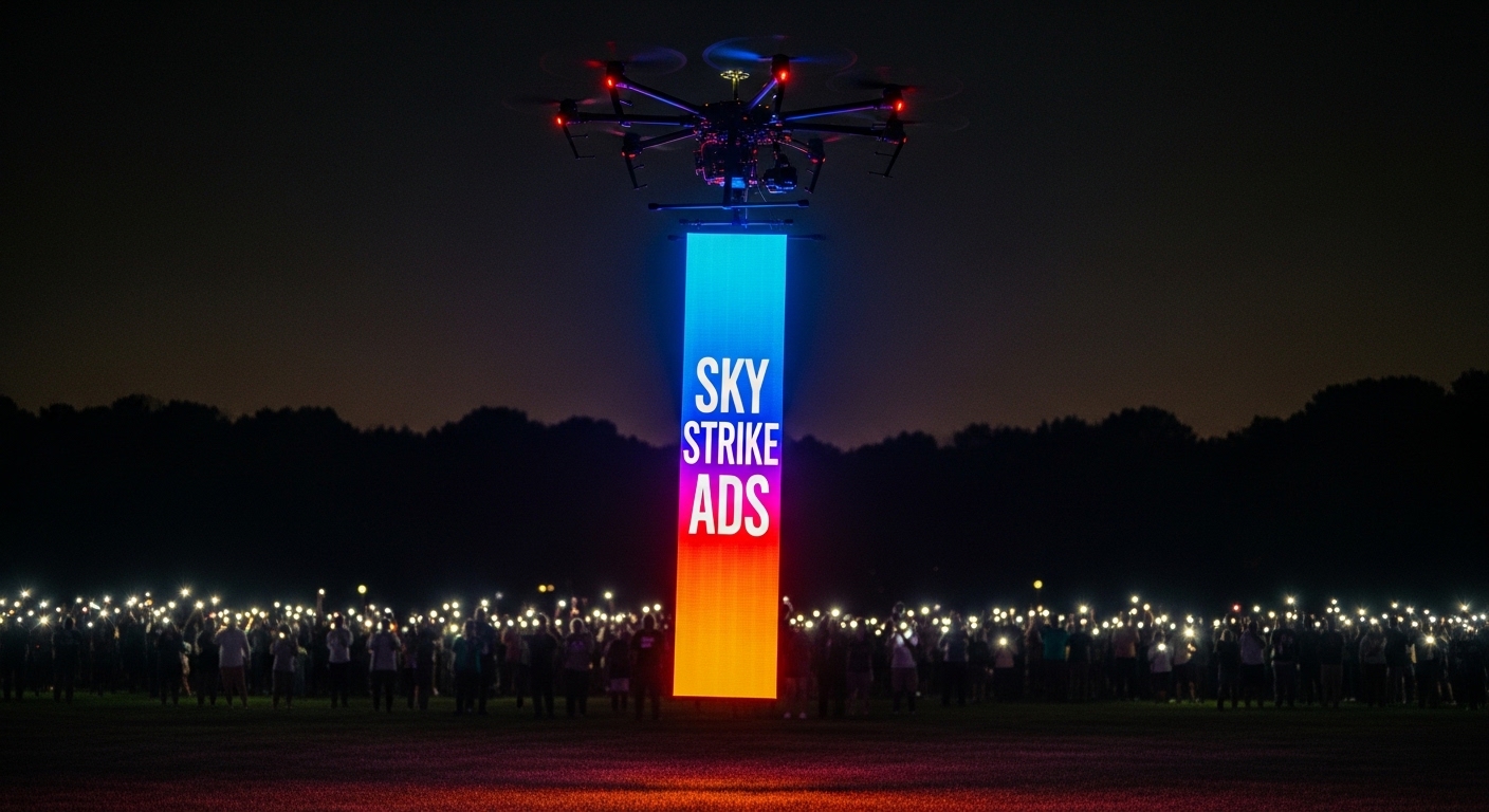 Sky Strike Ads Drone Advertisement